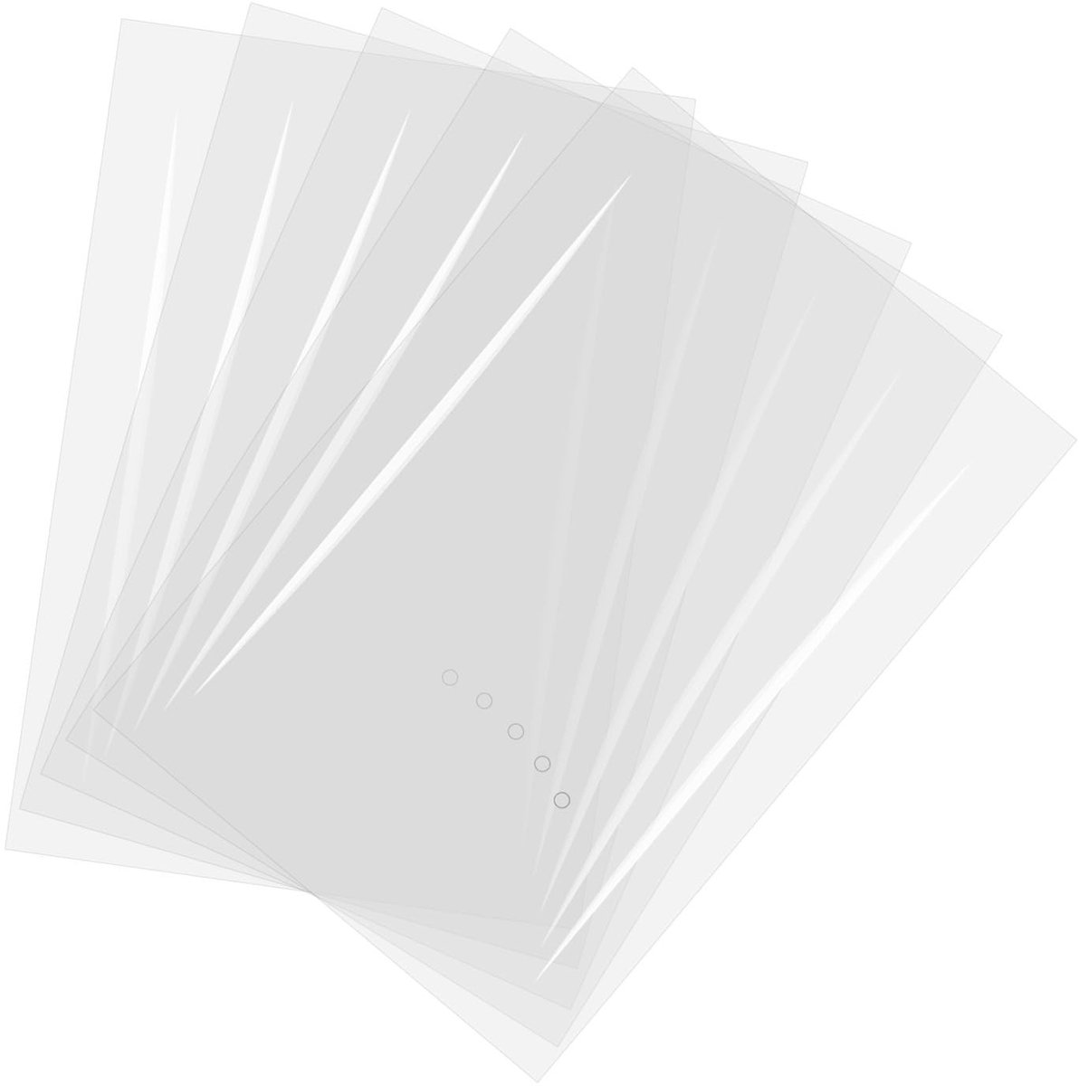 Solidchoice - 50 Stuks Verhitbare Krimpzakken 38x55cm