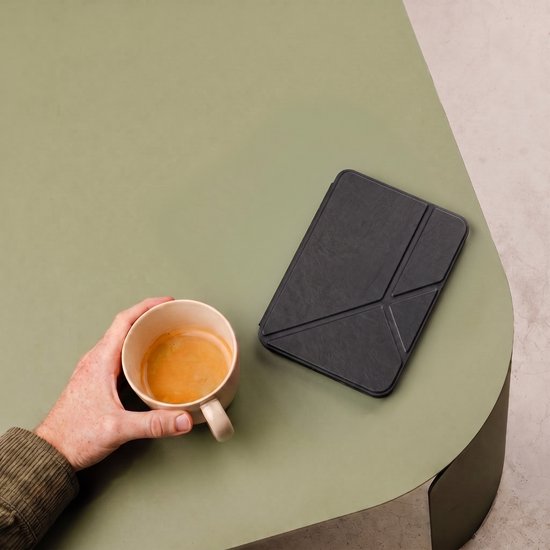 imoshion Ereader Cover / Hoesje Geschikt voor Kobo Clara BW / Kobo Clara Colour - imoshion Origami Bookcase e-reader - Zwart van iMoshion — afbeelding 3