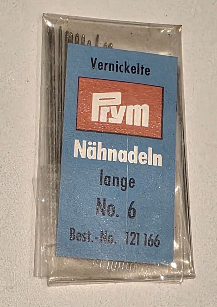 Prym 25 stuks naainaalden no 6 - zilverkleurige naalden