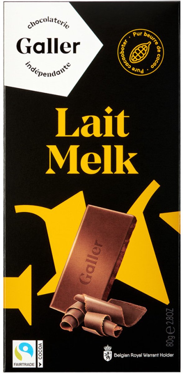 Chocolade tablet Galler Milk Profond