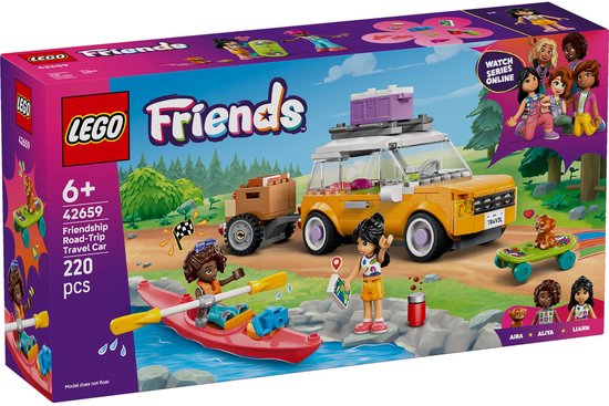 LEGO Friends roadtrip reisauto