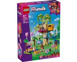 Friends Kattenverjaardagsfeestje en boomhut