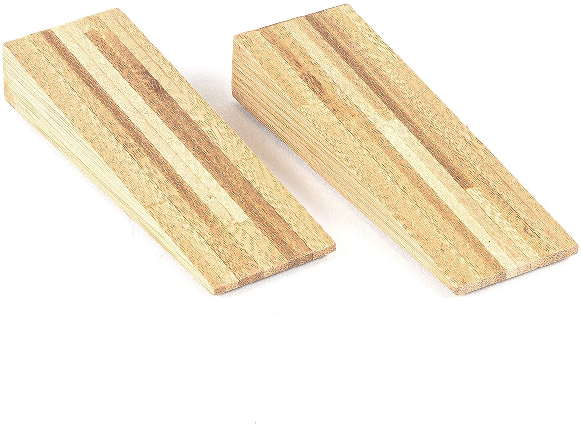 Solidchoice - FSC®-gecertificeerde Bamboe Deurstopper (Set van 2)