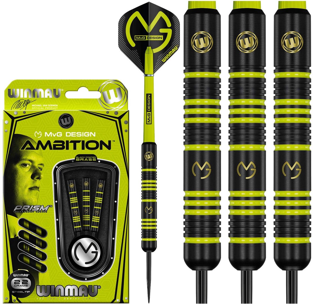 Solidchoice - Professionele Messing Steel Tip Dartset met Flights