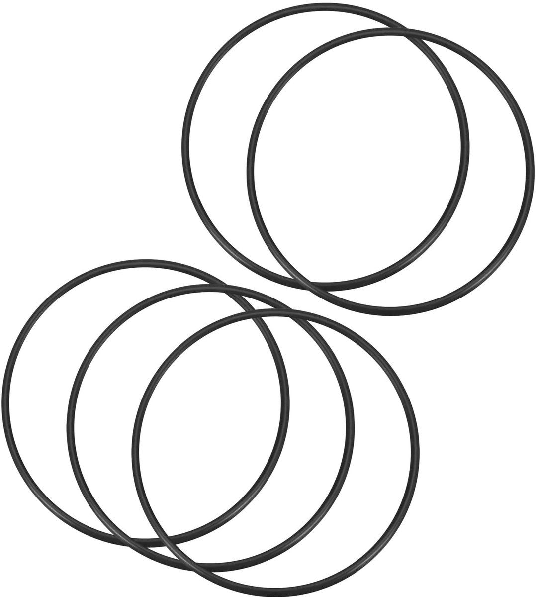 Solidchoice - Set van 5 Nitrilrubber O-Ringen voor Afdichting en Reparatie
