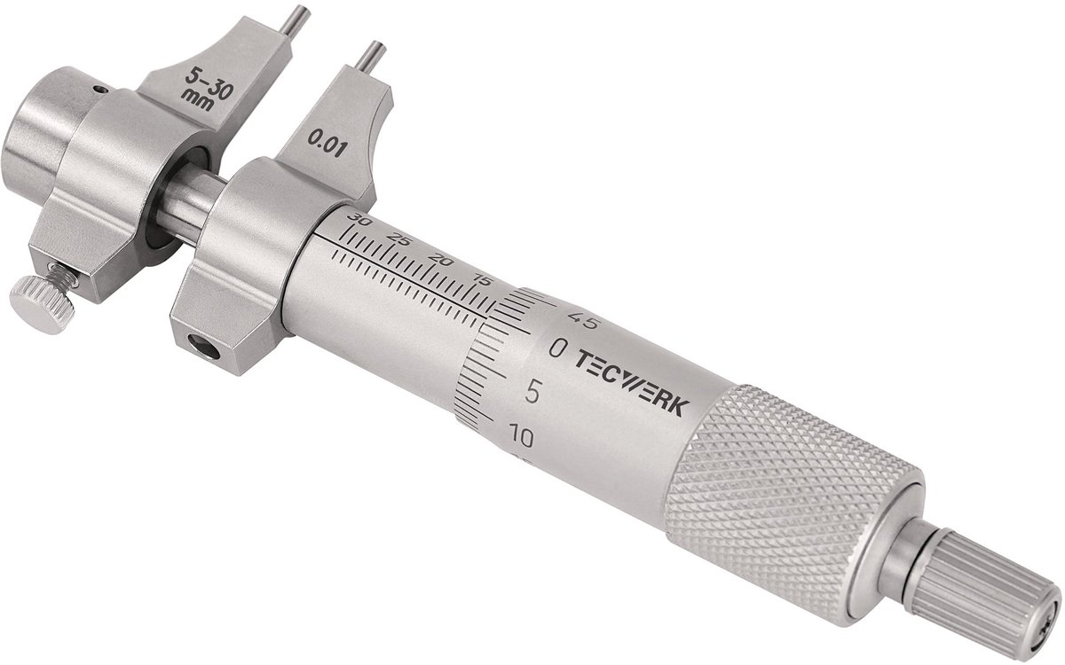 De Schnabelinnenmessschraube 50-75mm TECWERK