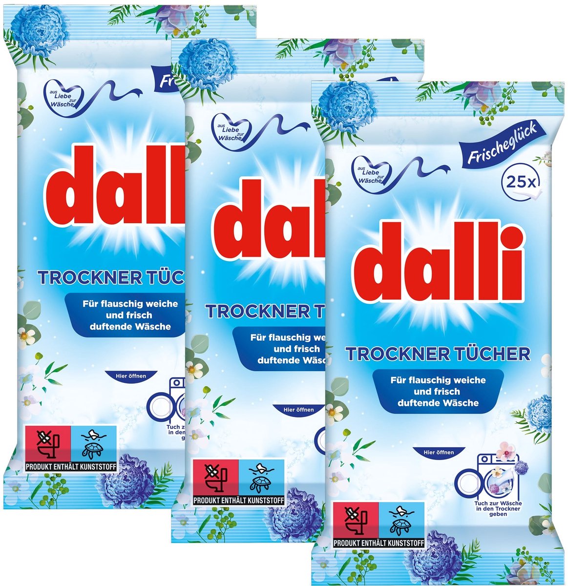 Solidchoice - Dalli Droogdoeken Set van 3