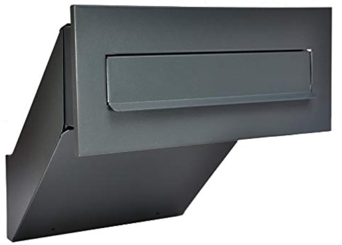 Solidchoice - Inbouwbrievenbus Antraciet Mat RAL 7016
