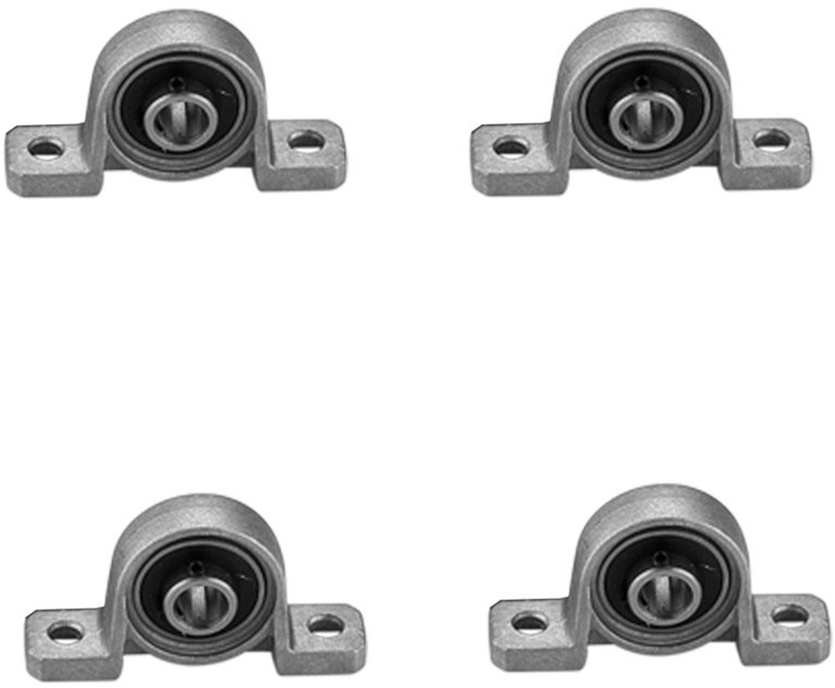 Solidchoice - 8 mm Staande Lager Inserts voor Kussenbloklagers (4 stuks)