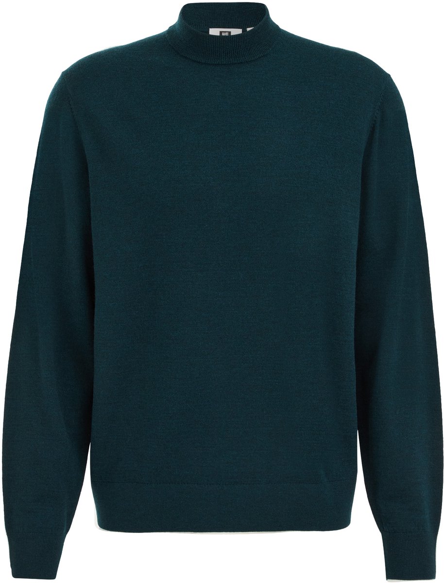 WE Fashion Heren regular fit trui van merinowol