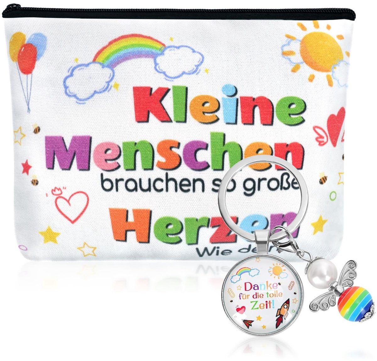 Solidchoice - Sleutelhanger en Make-uptas als Afscheidskado voor Leraren