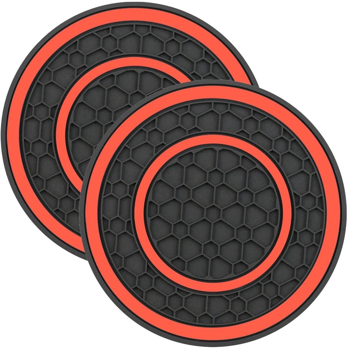 Solidchoice - Set van 2 Antislip Drinkhouders - Universele Auto Coasters
