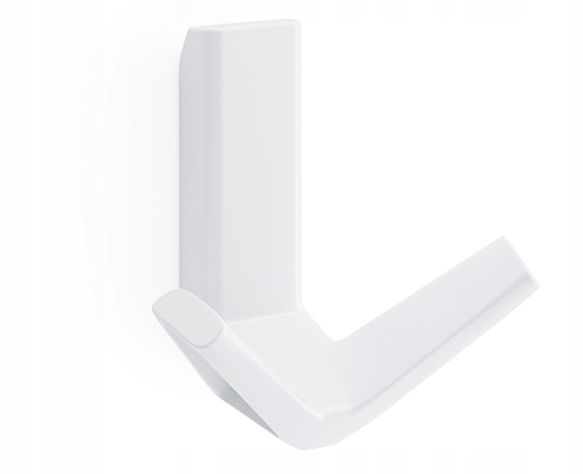 Dubbele Kledinghaak WM-047 Wit - Stijlvol en Functioneel