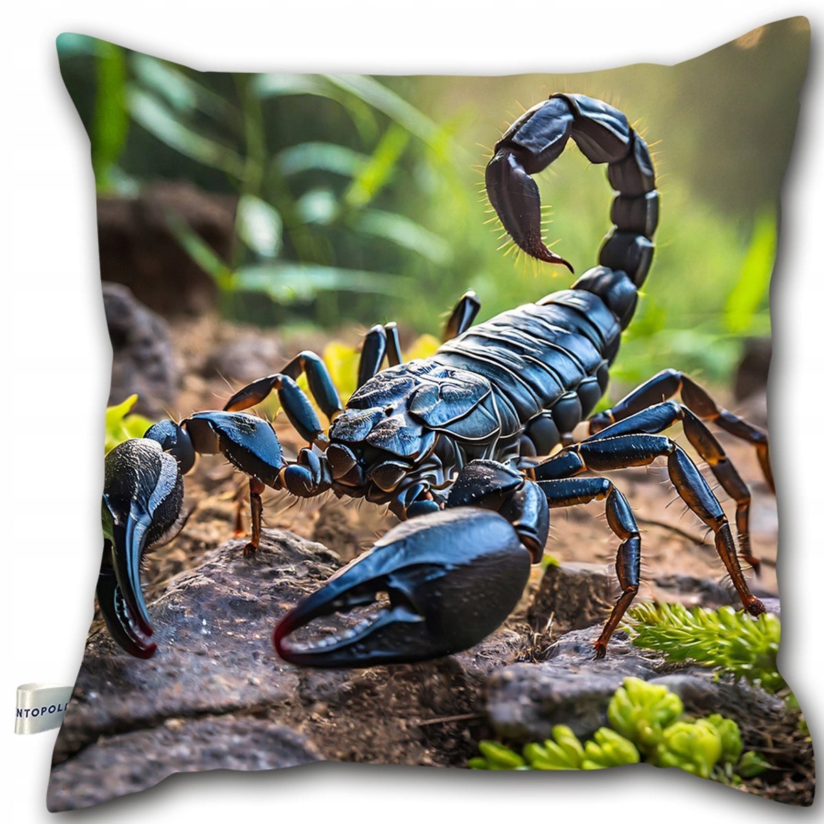 Decoratief kussen 40x40cm met Schorpioenprint