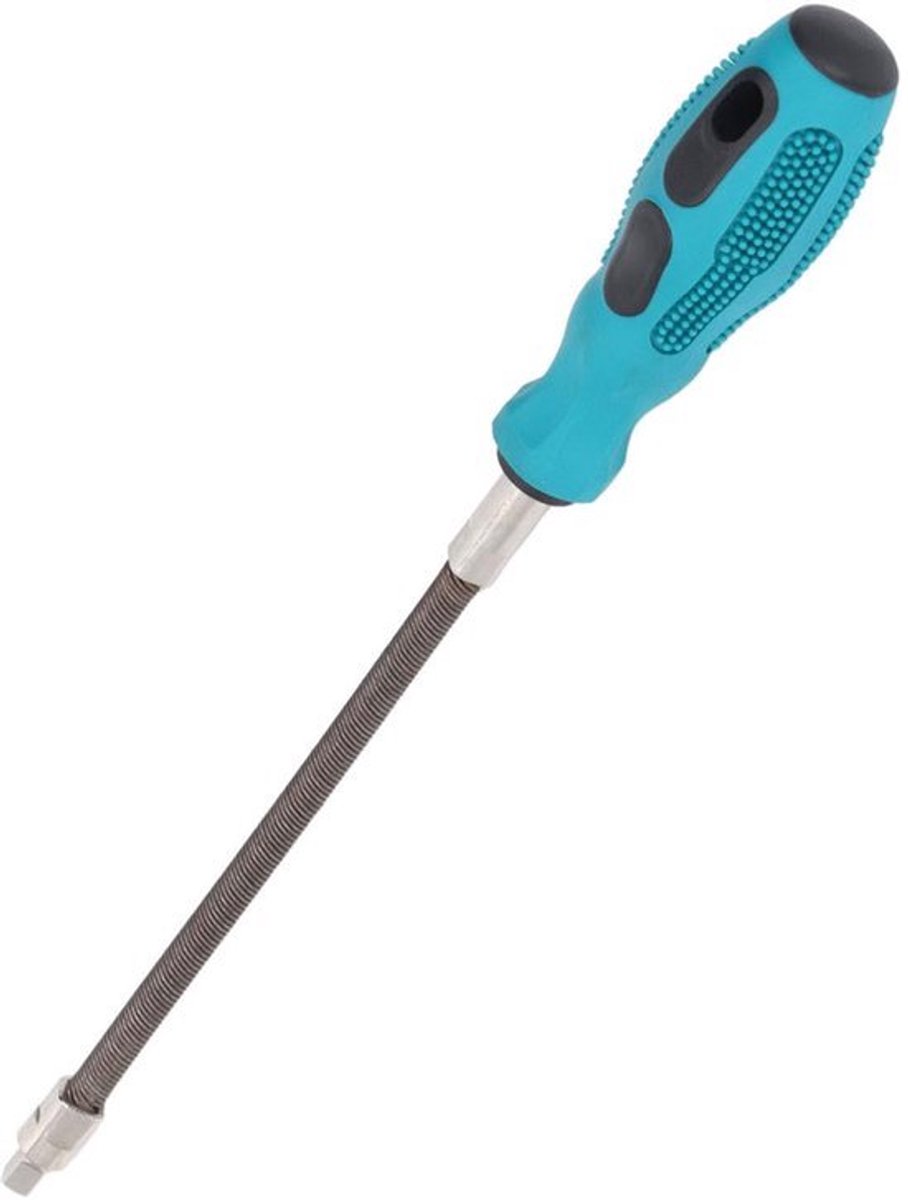 1/4 Inch Vierkante Aandrijving, Flexibele Slangklemaandrijving met Omkeerbare Aansluiting, 1/4 Inch, Ergonomische Handgreep met de Meeste Standaard Ratelsleutels Gereedschap voor