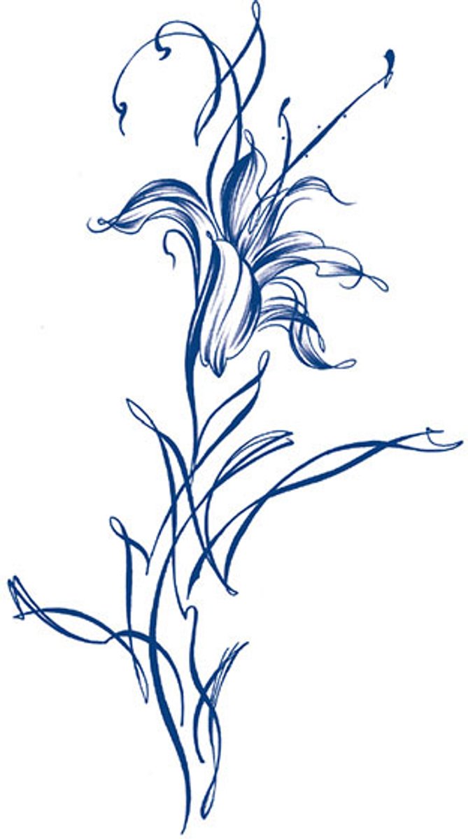 Tijdelijke tattoo Lily Flow 2 weken