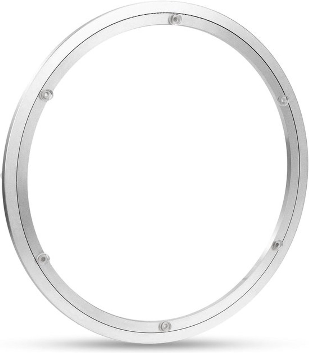 Draaitafellagers -Draaiplateau- 360 graden draaibare displaystandaard-stalen kogellagers -voor vitrinekasten, boekenkasten, kledingkast, sieradendoos en tafel