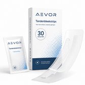 AEVOR® Teeth Whitening Strips - Tanden Bleekstrips - White Strips - Witte Tanden - 30 Sets - 1 Maand Voorraad - Zonder Peroxide