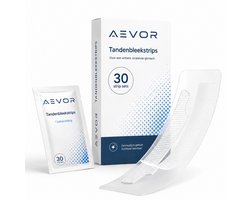 AEVOR® Teeth Whitening Strips - Tanden Bleekstrips - White Strips - Witte Tanden - 30 Sets - 1 Maand Voorraad - Zonder Peroxide