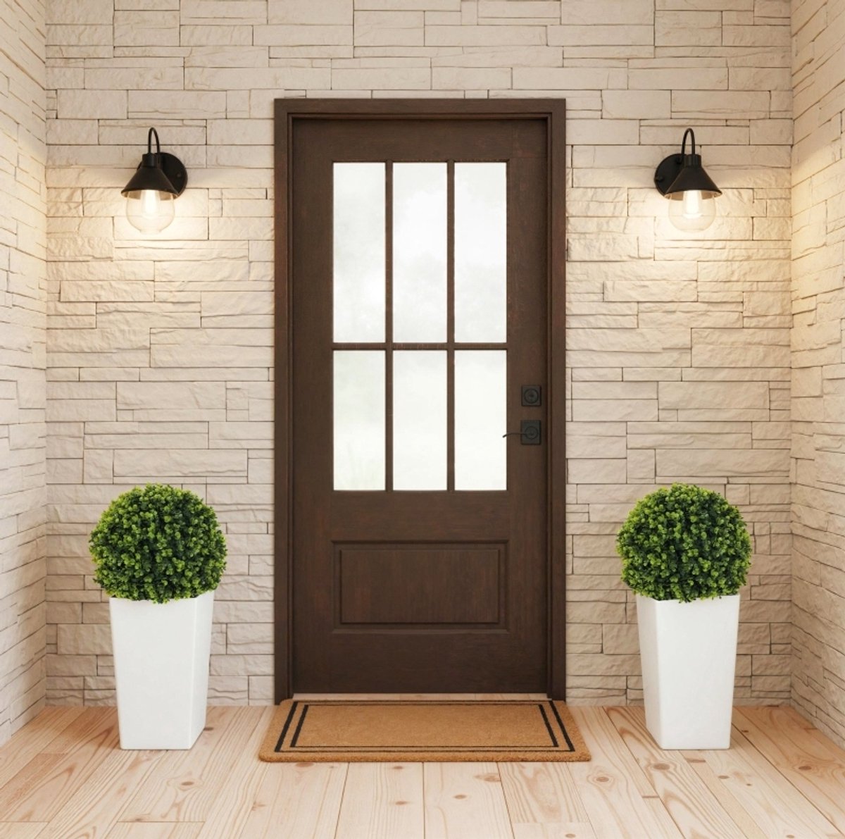 FloraGrace Kunstplant Eucalyptus 2 Delige Set 65 Cm Uv Bestendig In Pot 330 Bladeren Groen Voor Entree En Woonkamer