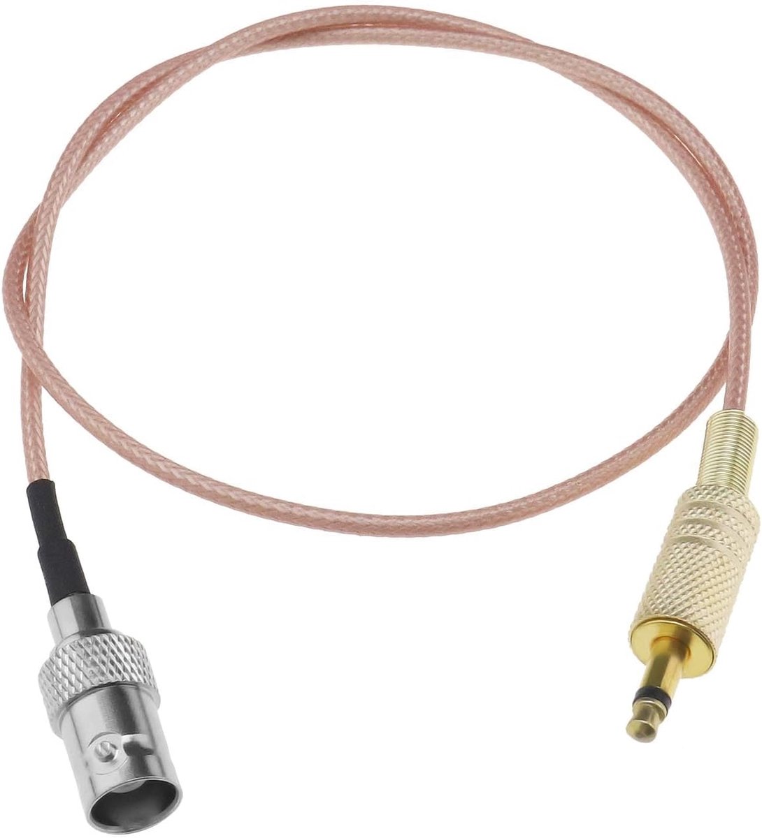 Audio adapter 3.5mm naar BNC Female - 0,5m verlengkabel - Mono TS aansluiting - Ideaal voor audio-toepassingen - ShopVlot