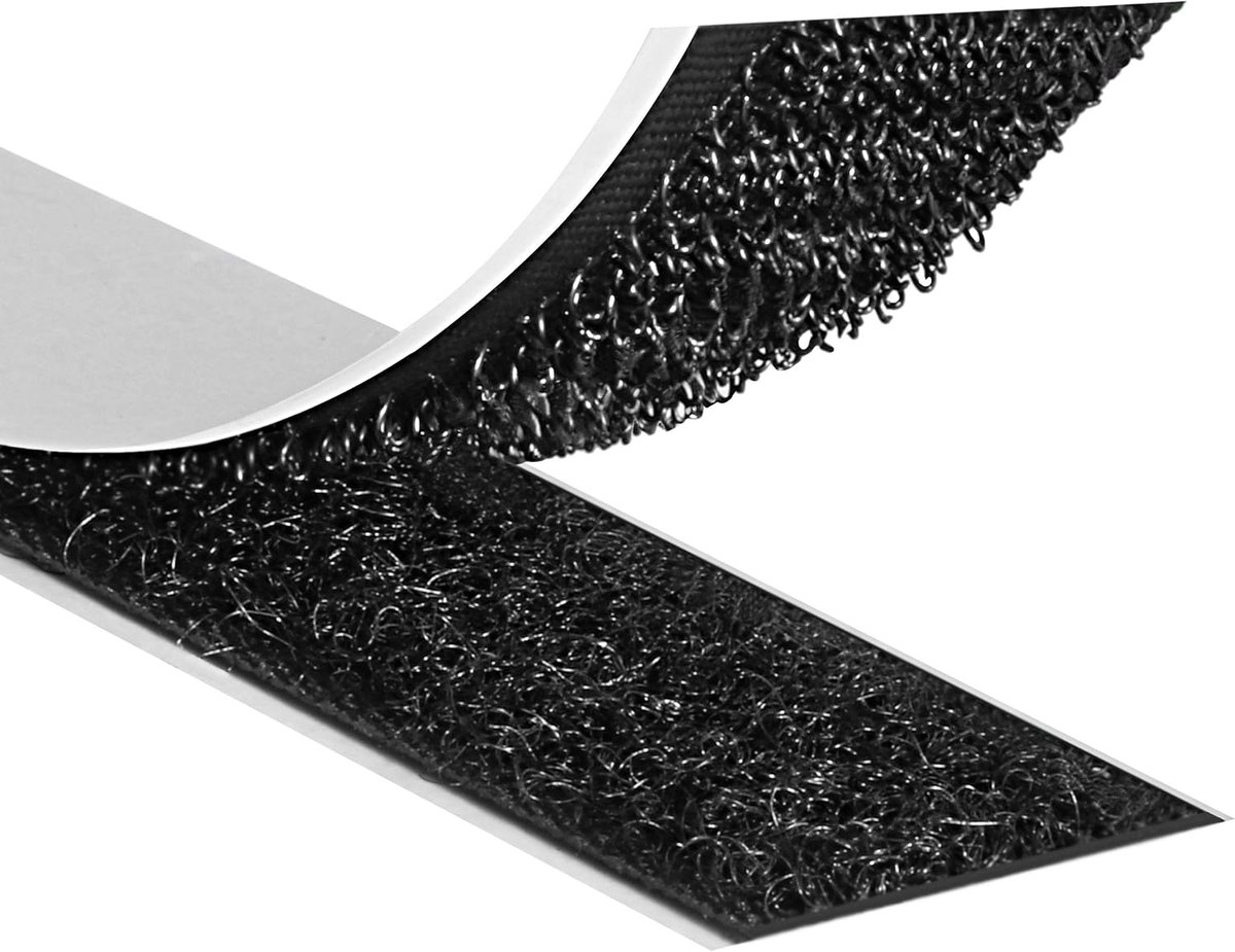 Velcro tape set extra sterk - zelfklevend voor buiten - hitte- en UV-bestendig - ideaal voor stevige bevestiging - ShopVlot