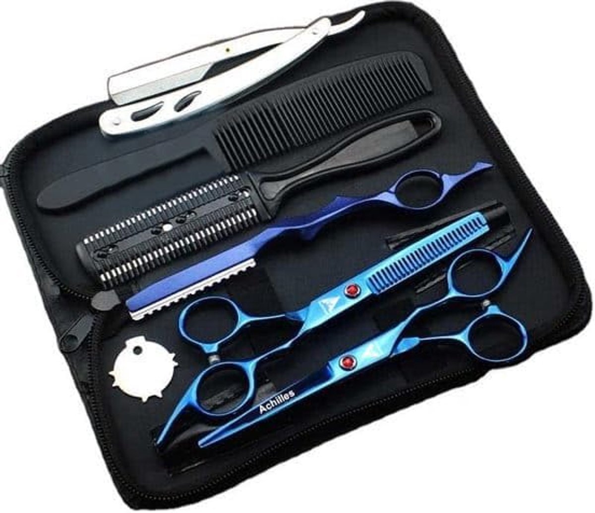 Kappersschaar Set 6 Inch - Hoge kwaliteit staal - Klassiek design - Perfect voor professioneel knippen - ShopVlot