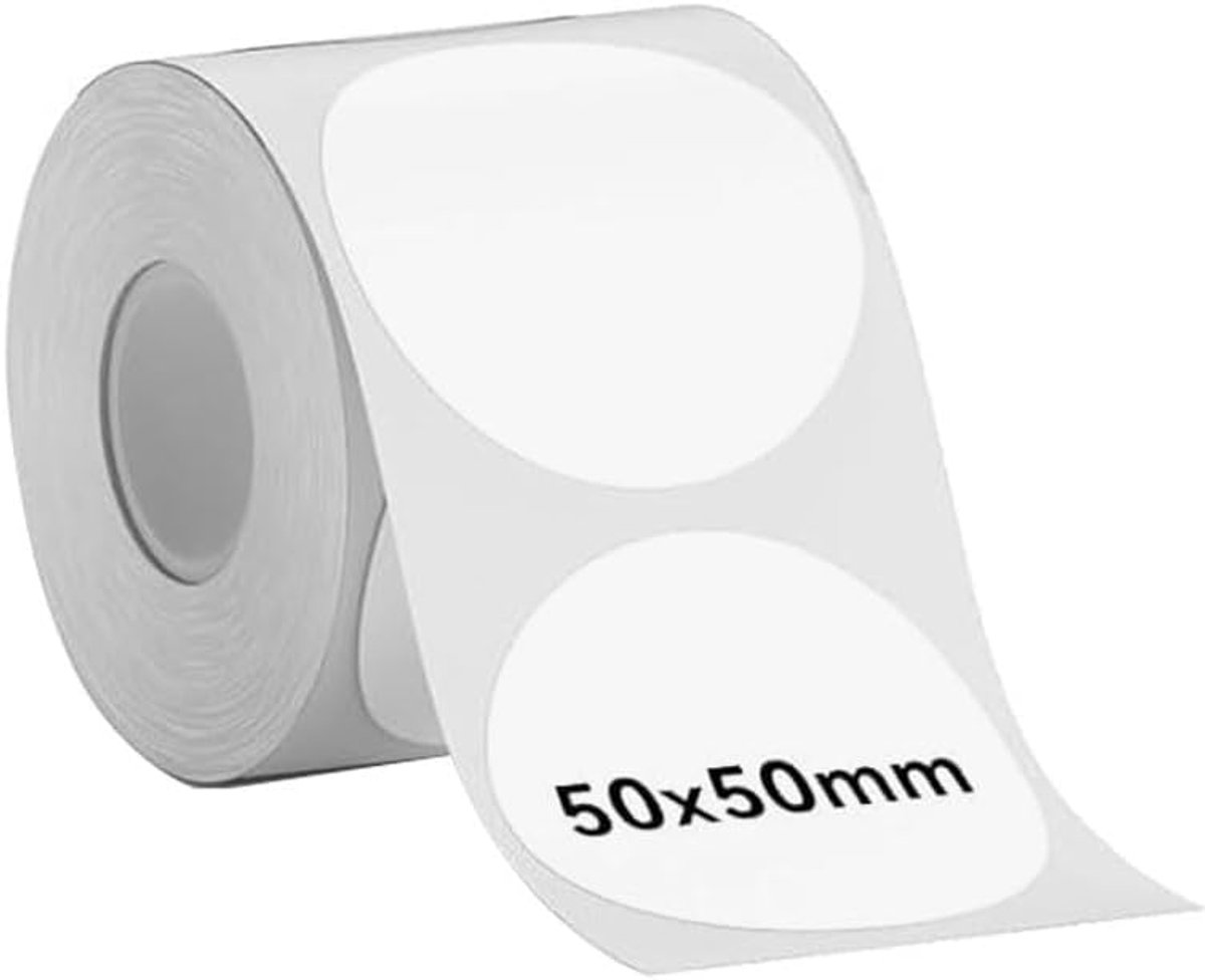 Thermotransfer-labelpapier 50 x 50 mm 140 etiketten/rol - ShopVlot