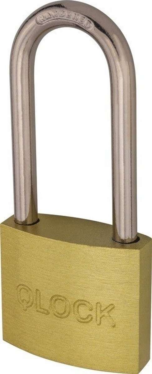 QLOCK Beugelslot met 3 Sleutels - 40mm Gietijzer