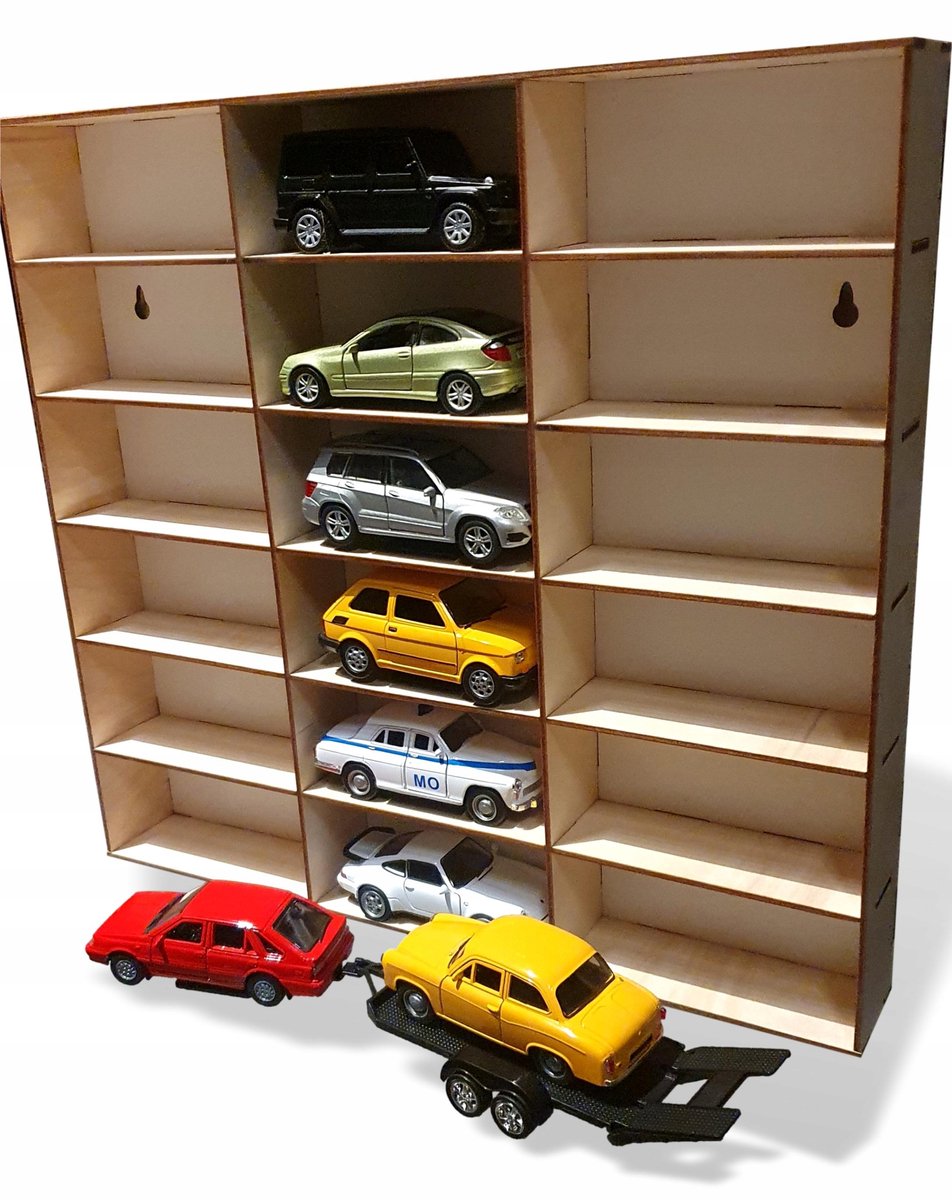 Houten Speelgoedautootjes Plank - Voor Grotere Modellen