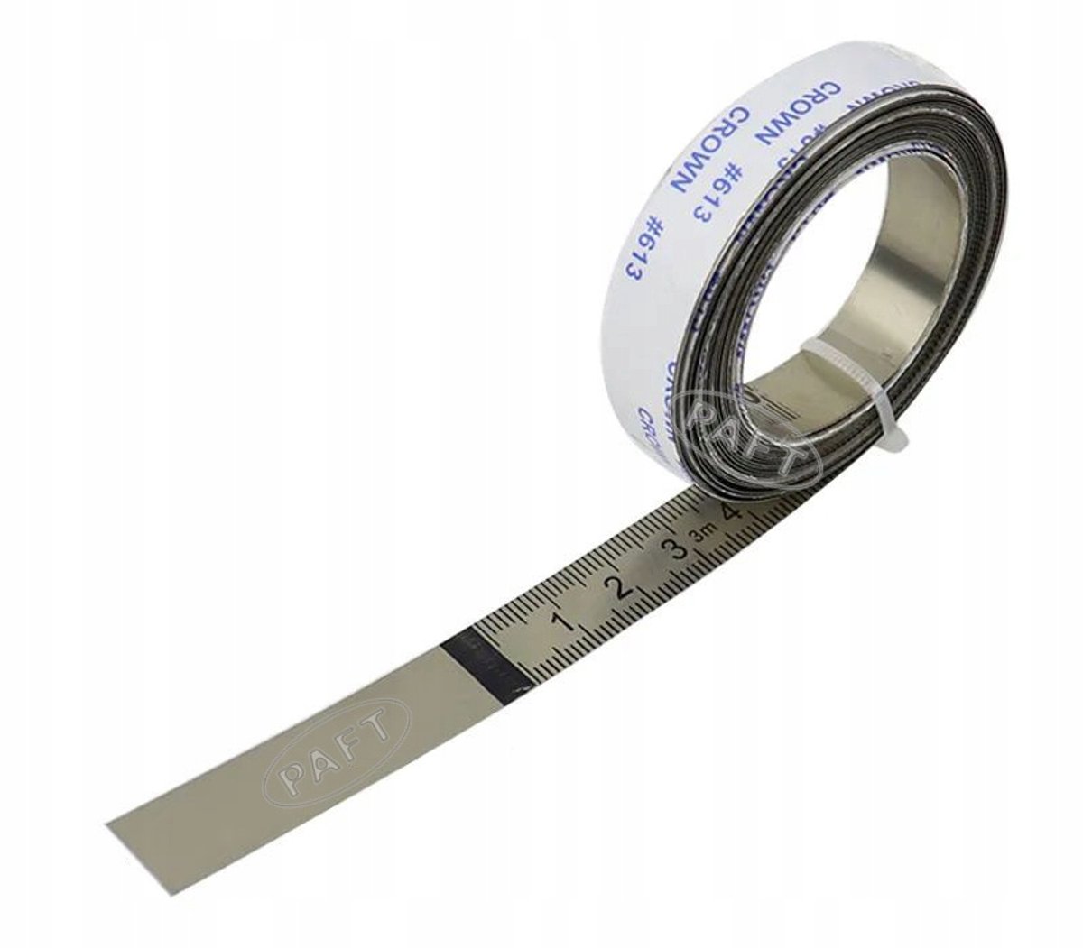 Merkloze Stalen Meetlint - 1 meter, 12 mm breed