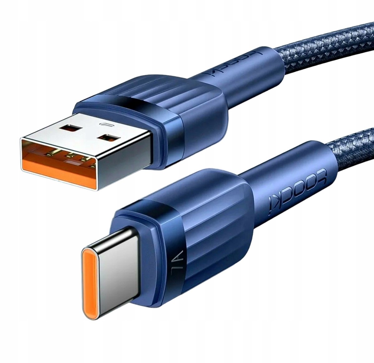 Merkloos 1m USB-A naar USB-C Kabel 7A 100W Snel Opladen & Data