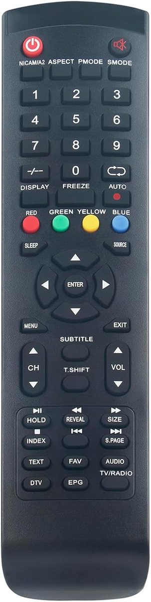 ALLIMITY Remote Control Replacement suitable for Dyon LED LCD TV Live 40 Pro-X, Live 24, Enter 42 Pro, Enter 43 Pro - ShopVlot