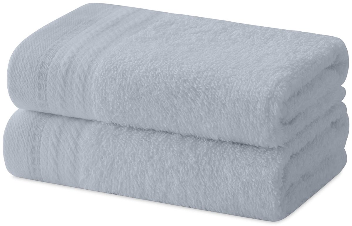 Degrees home Set van 2 handdoeken, badhanddoeken, kleine handdoeken, 100% katoen, 480 g/m², 30 x 50 cm - ShopVlot