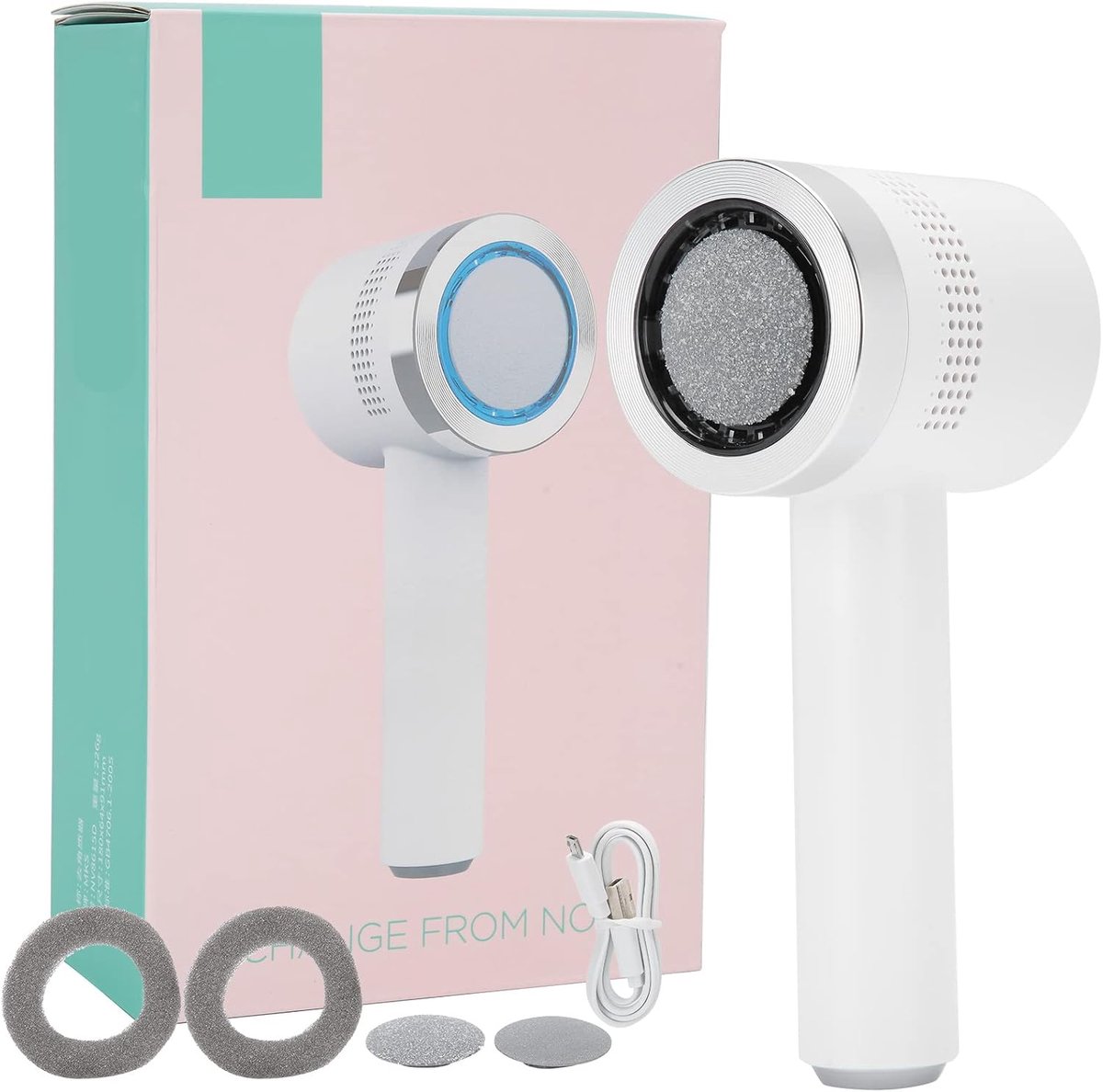 Electric Foot Grinder, Electric Callus Remover USB Charging Exfoliating Foot Callus Dead Skin Remover Pedicure Aids - ShopVlot