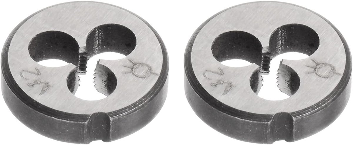 Ronde schroefdraad, metrische schroefdraad M2 x 0,4 (rechts), reparatiegereedschap van gelegeerd staal voor het snijden van schroeven
