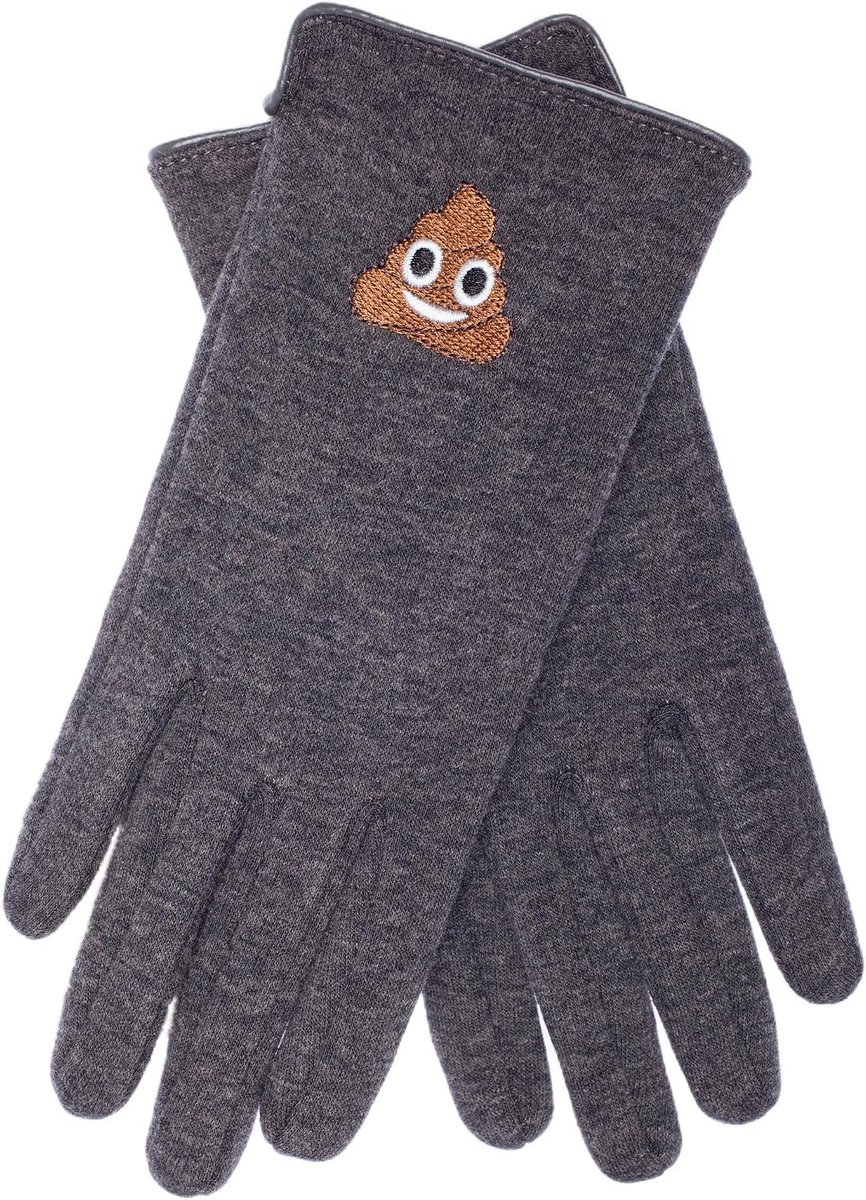 Handschoenen met touchscreen functie en emoji borduursel, aapje, eenhoorn, hoop, stretch