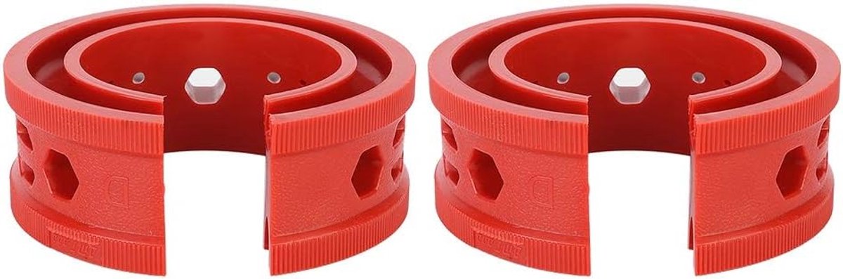 Shock, universele auto schokdemper, 2 stuks/set SEBS Red Auto schokdemper stangen demper lijm buffer veren auto onderhoud tool (D)