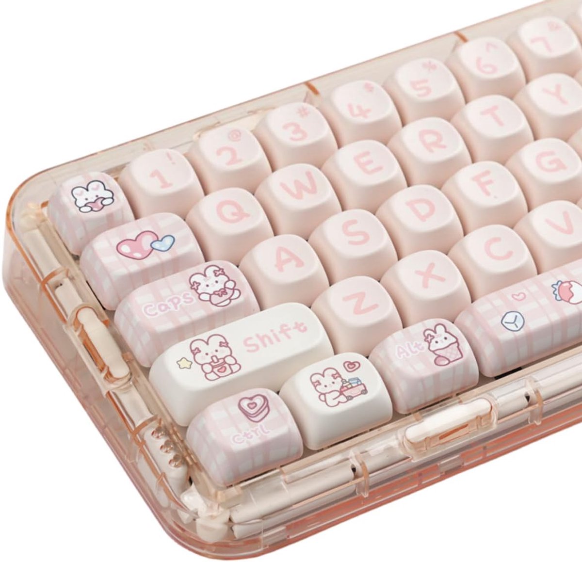 Set van 144 ISO/ANSI Dye Sub keycaps voor mechanisch toetsenbord