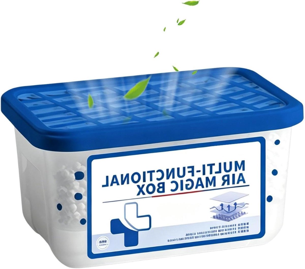 Stofverwijderingsbox - Luchtzuiveraar - Gezonde Lucht - Automatische Verwijdering - 65x7x65 cm - Wit