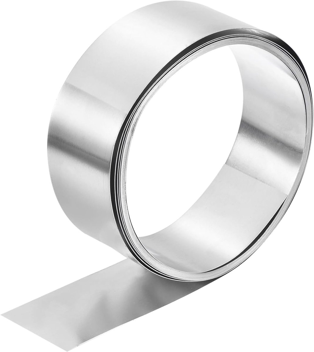 Aluminium metalen rol 5000 mm x 50 mm x 0,4 mm dikte 1060 aluminium bliksemplaat rol bandstrips voor industrie zilverkleurig
