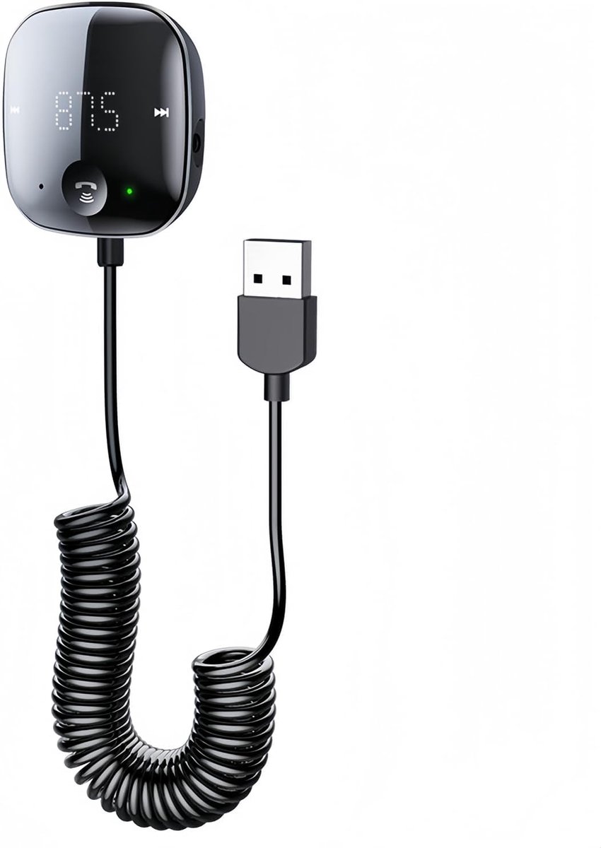 FM Transmitter & Fm Transmitter Auto Bass & Hi-Fi Stereo voor autoradio met Bluetooth handsfree