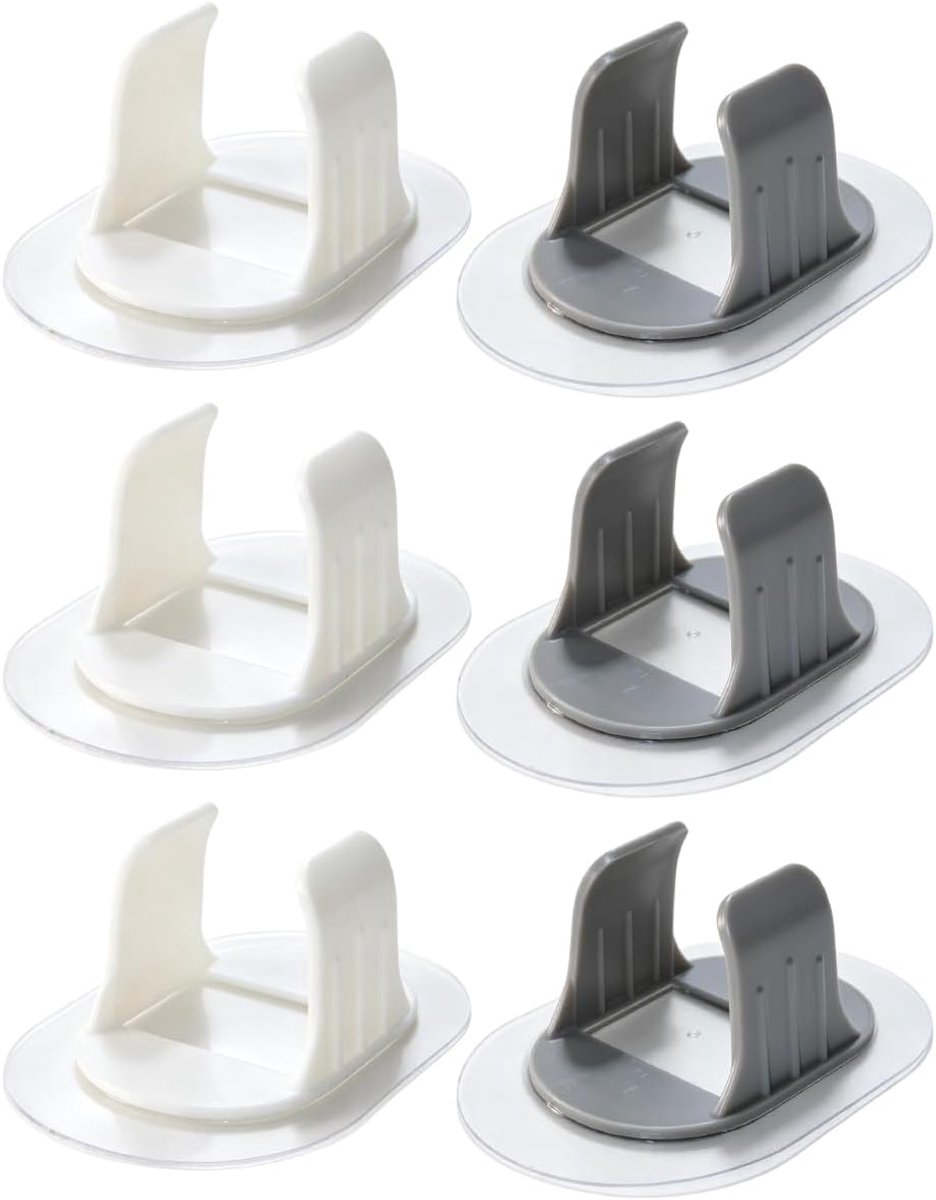 12 stuks zelfklevende slangklemmen 30-38 mm, kunststof slangklemmen, klikontwerp, geschikt voor buizen met een diameter van 30-38 mm
