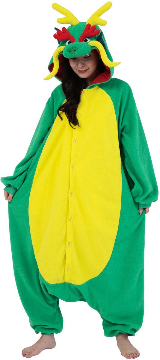 Chinese Draak Kigurumi Kostuum