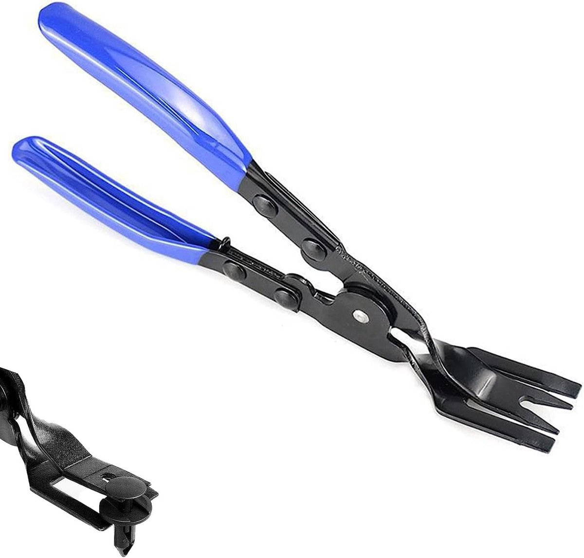SnelShoppen - Plastic Car Rivet Pliers, Ergonomische Clip Pliers voor het Verwijderen van Rivets en Trim Clips, Blauw, Ideaal voor Auto- en Huishoudel