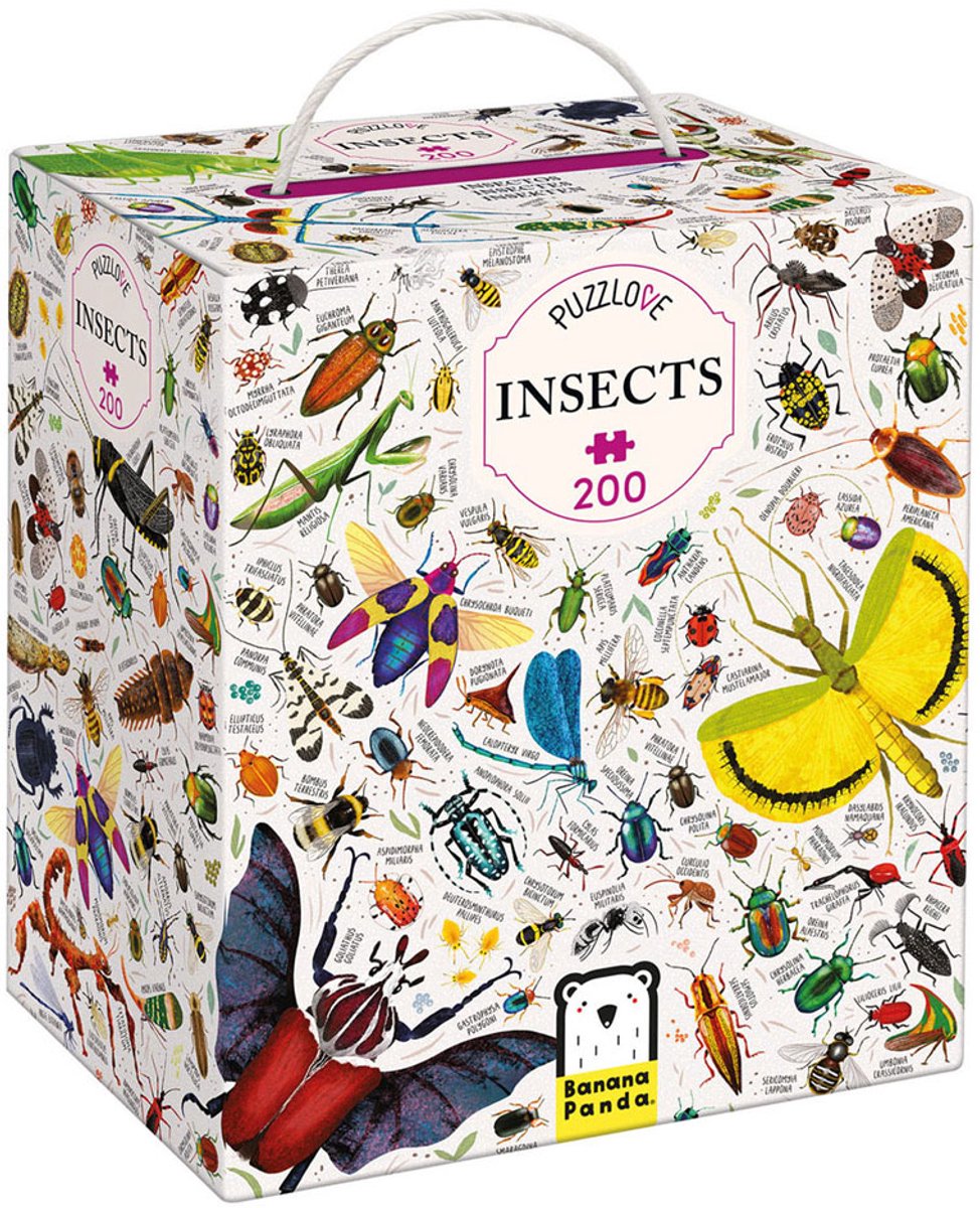 Banana Panda - Puzzlove Insecten Puzzel - 200st.