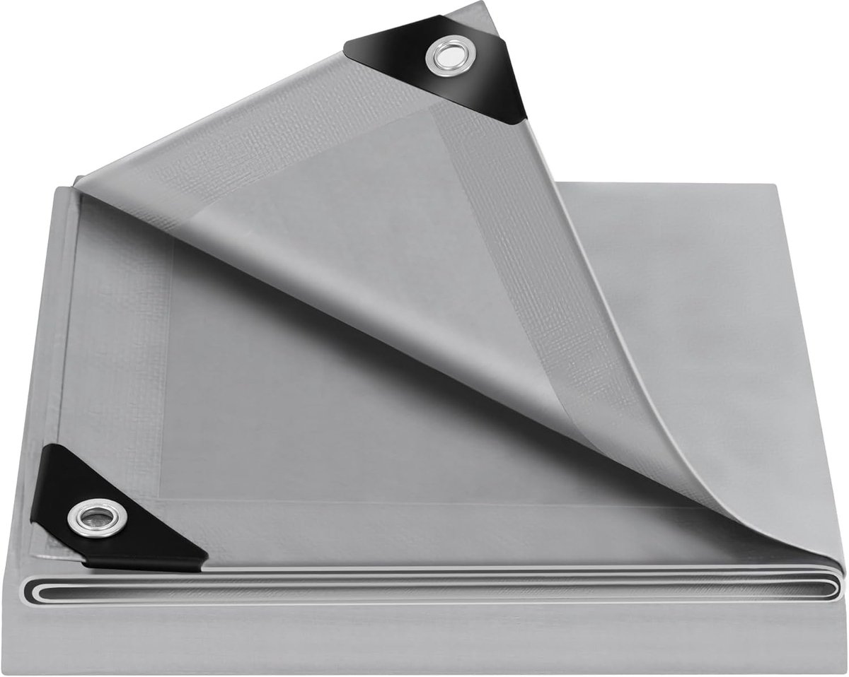 Tarpulin 4 x 5 m - 140 g/m² PE - weerbestendig - ideaal voor zwembad en tuinmeubels - SnelShoppen