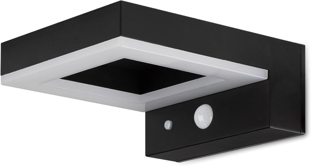 Solar LED buitenlamp met bewegingssensor - 600 lumen - IP44 waterdicht - milieuvriendelijke verlichting - SnelShoppen