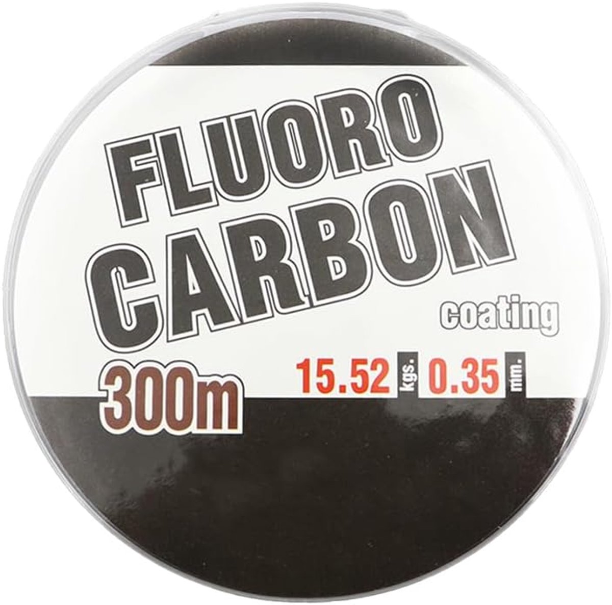 Visslijn 300M 0.35mm - 100% fluorocarbon - sterke spanning - perfect voor zoet en zout water - SnelShoppen