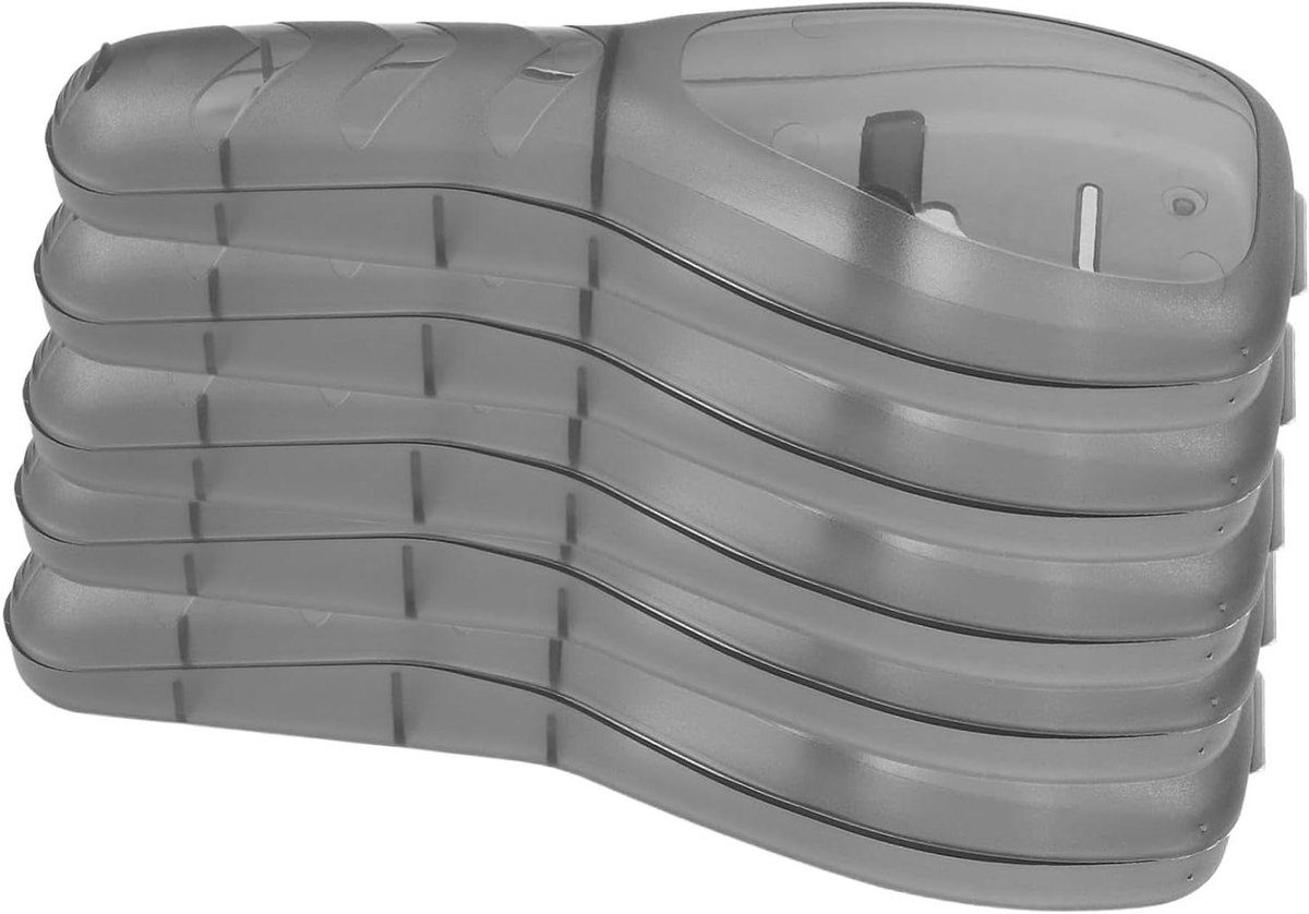 Scheermes Houder - Scheermes Opbergdoos - Reizen en Organiseren - Antislip Slot - 16.7 cm - Zwart